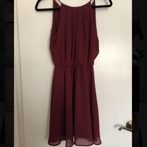 Francescas Red Flowy Dress - Brand New - Picture 1 of 2
